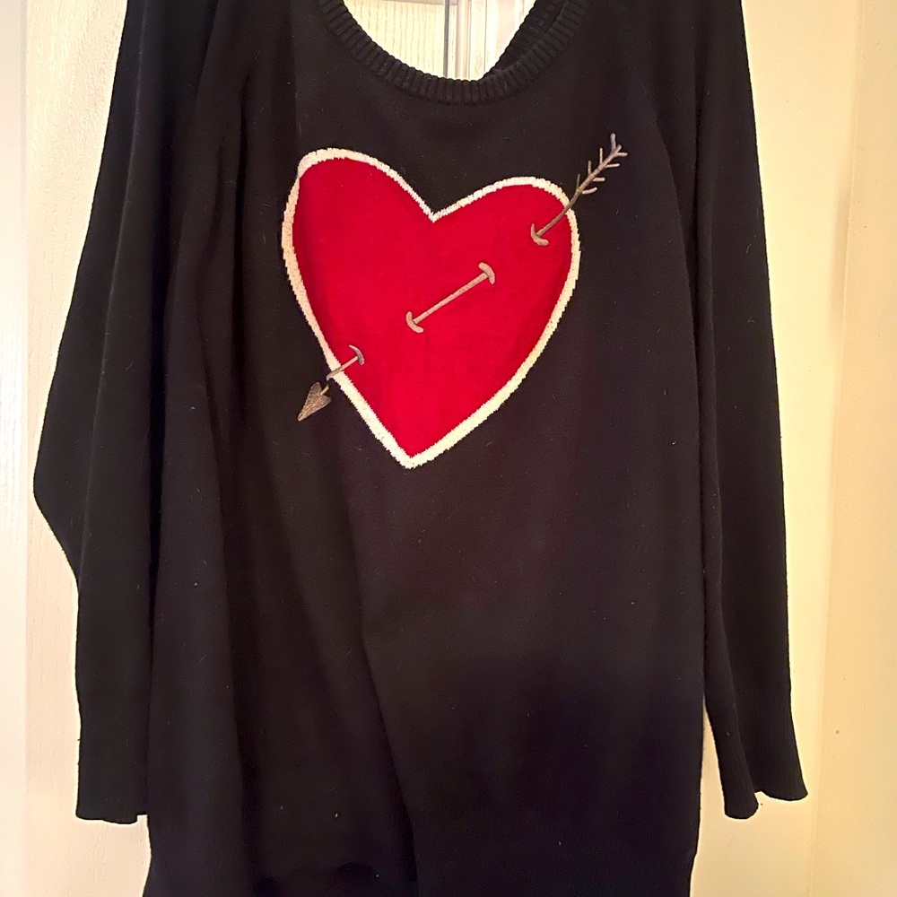 Torrid Arrow Heart sweater